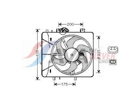 Cooling fan CN7527 Ava Quality Cooling