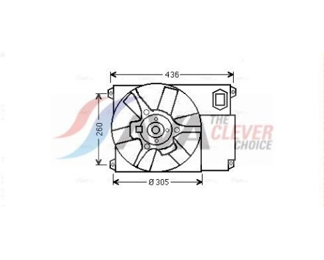 Cooling fan CN7541 Ava Quality Cooling
