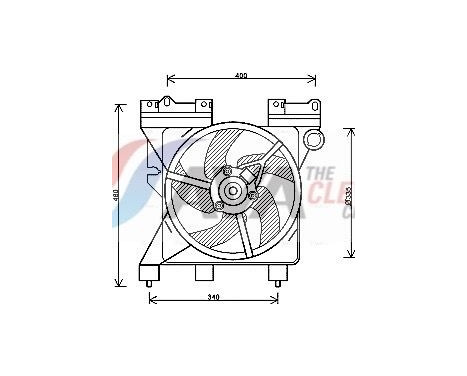 Cooling fan CN7547 Ava Quality Cooling