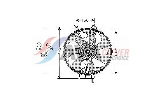 Cooling fan CR7506 Ava Quality Cooling