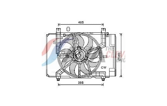 Cooling fan DN7532 Ava Quality Cooling