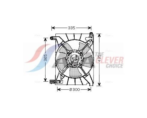 Cooling fan DW7511 Ava Quality Cooling