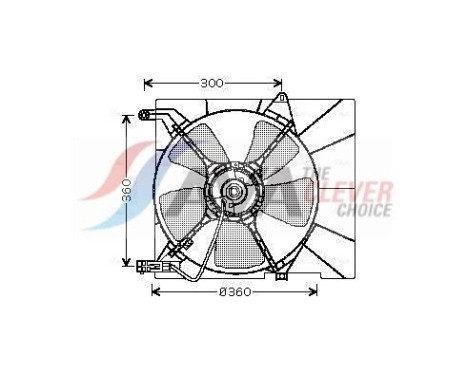 Cooling fan DW7514 Ava Quality Cooling