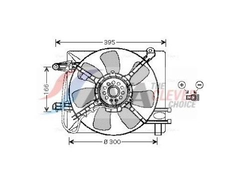 Cooling fan DW7517 Ava Quality Cooling