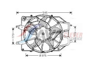 Cooling fan FD7509 Ava Quality Cooling