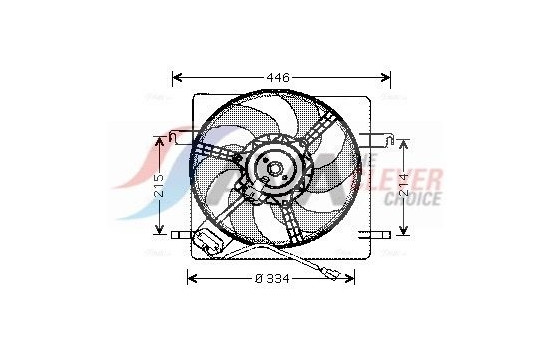 Cooling fan FD7515 Ava Quality Cooling