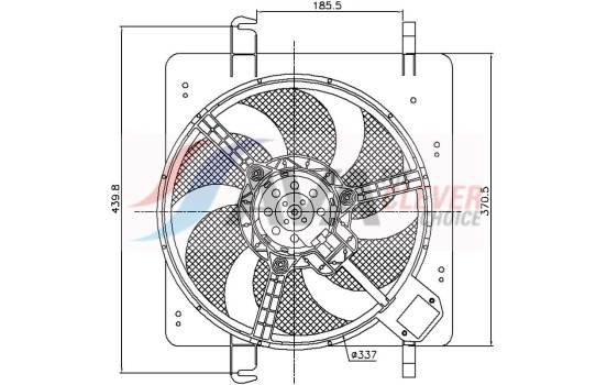 Cooling fan FD7515 Ava Quality Cooling, Image 2