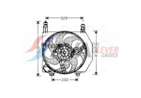 Cooling fan FD7525 Ava Quality Cooling