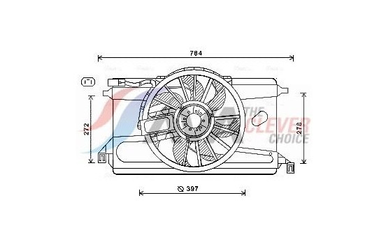 Cooling fan FD7561 Ava Quality Cooling