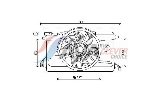 Cooling fan FD7562 Ava Quality Cooling