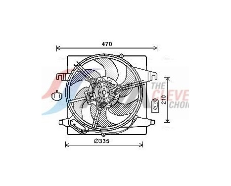 Cooling fan FD7567 Ava Quality Cooling