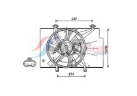 Cooling fan FD7582 Ava Quality Cooling