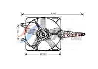 Cooling fan FT7501 Ava Quality Cooling