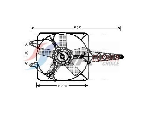 Cooling fan FT7501 Ava Quality Cooling