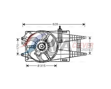 Cooling fan FT7520 Ava Quality Cooling