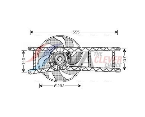 Cooling fan FT7525 Ava Quality Cooling