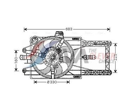 Cooling fan FT7529 Ava Quality Cooling