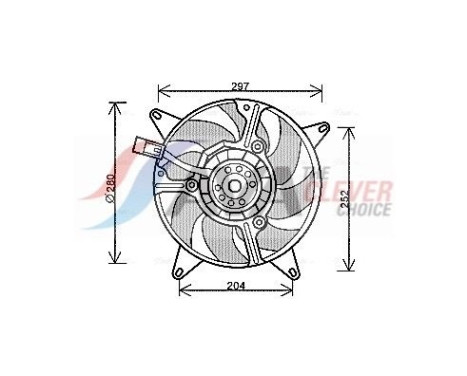Cooling fan FT7544 Ava Quality Cooling