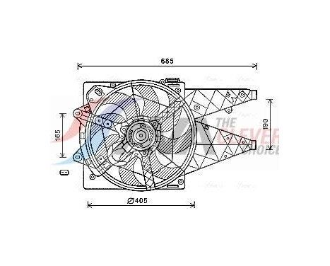Cooling fan FT7595 Ava Quality Cooling