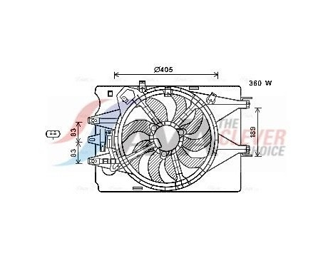 Cooling fan FT7602 Ava Quality Cooling