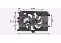 Cooling fan FT7615 Ava Quality Cooling