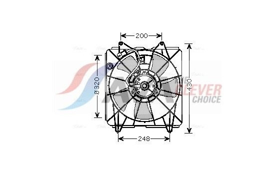 Cooling fan HD7525 Ava Quality Cooling
