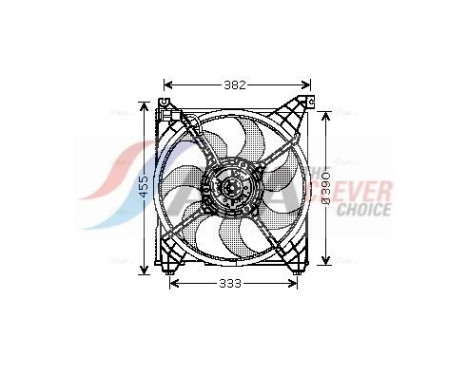 Cooling fan HY7508 Ava Quality Cooling
