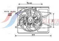 Cooling fan HY7530 Ava Quality Cooling