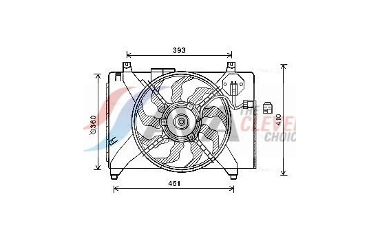 Cooling fan HY7536 Ava Quality Cooling
