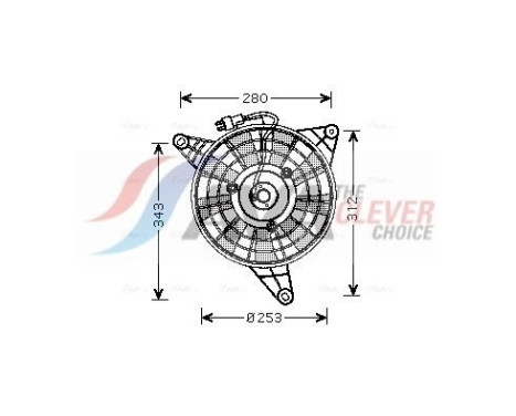 Cooling fan KA7510 Ava Quality Cooling