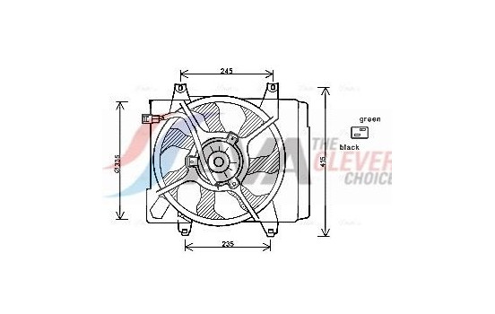 Cooling fan KA7520 Ava Quality Cooling