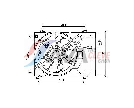 Cooling fan KA7533 Ava Quality Cooling
