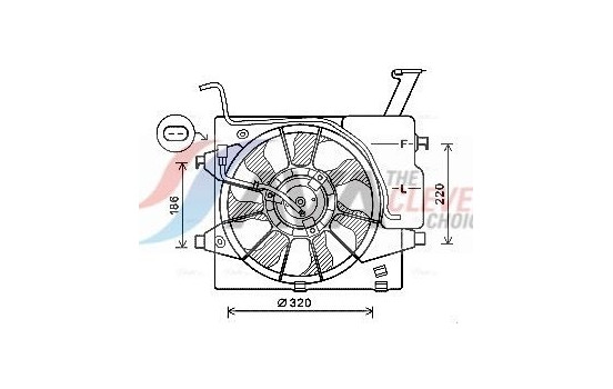 Cooling fan KA7535 Ava Quality Cooling