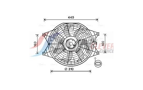 Cooling fan KA7537 Ava Quality Cooling