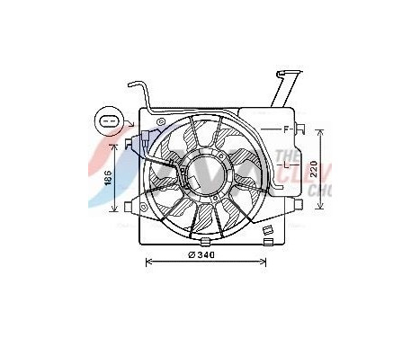 Cooling fan KA7538 Ava Quality Cooling