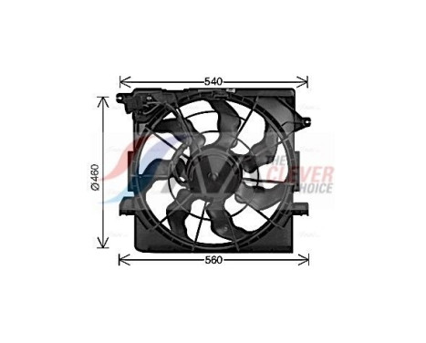 Cooling fan KA7548 Ava Quality Cooling, Image 2