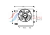 Cooling fan MC7501 Ava Quality Cooling