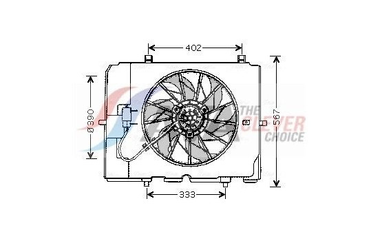 Cooling fan MS7502 Ava Quality Cooling