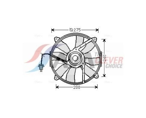 Cooling fan MS7520 Ava Quality Cooling