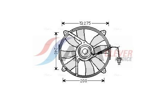 Cooling fan MS7521 Ava Quality Cooling