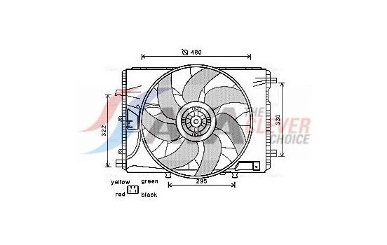 Cooling fan MS7522 Ava Quality Cooling