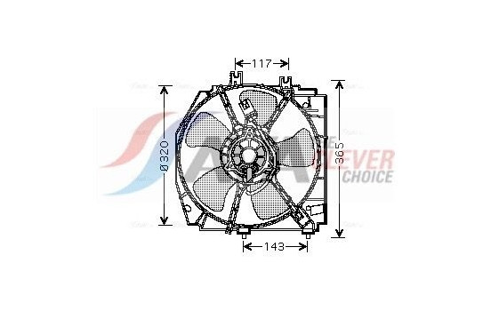 Cooling fan MZ7521 Ava Quality Cooling