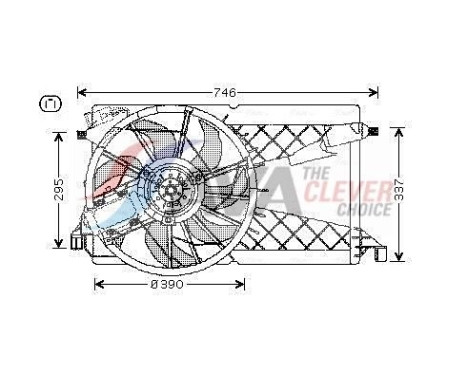 Cooling fan MZ7530 Ava Quality Cooling