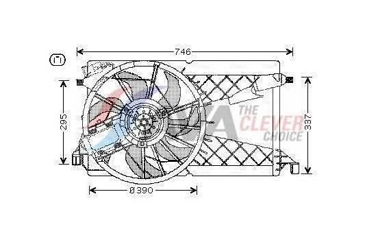 Cooling fan MZ7530 Ava Quality Cooling