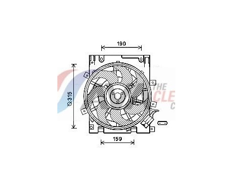 Cooling fan OL7604 Ava Quality Cooling
