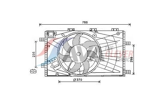 Cooling fan OL7621 Ava Quality Cooling