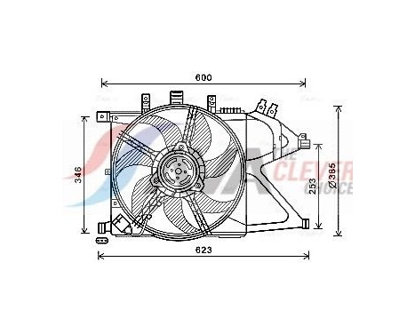Cooling fan OL7660 Ava Quality Cooling