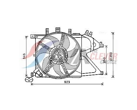 Cooling fan OL7672 Ava Quality Cooling