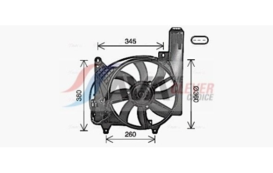 Cooling fan OL7744 Ava Quality Cooling