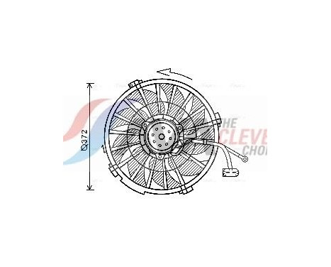 Cooling fan PE7555 Ava Quality Cooling